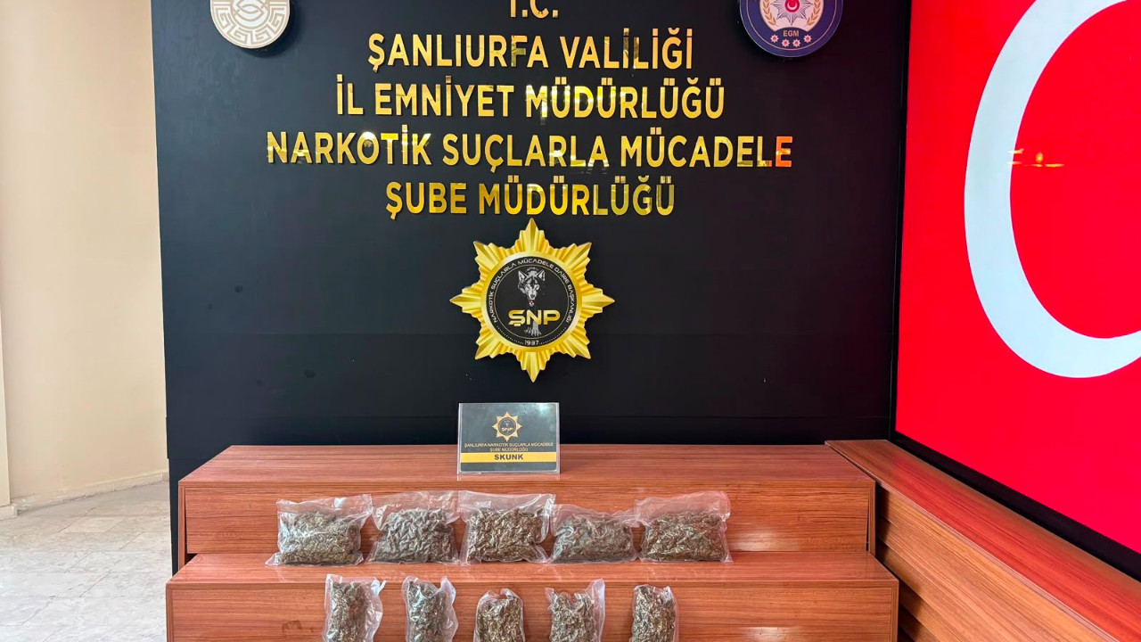 Şanlıurfa’da uyuşturucu operasyonu: 1 kişi tutuklandı
